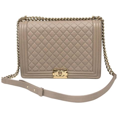 dark beige chanel boy bag|chanel black boyfriend bag.